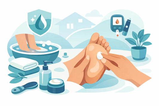 Daily Foot Care for Diabetic Skin at Home