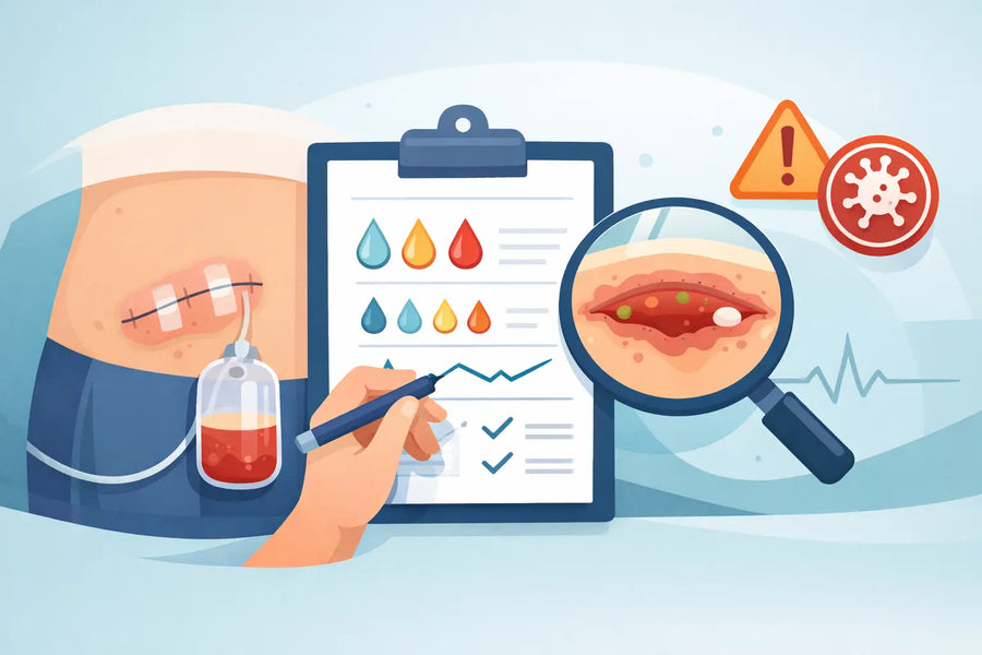 Wound Drainage Assessment and Warning Signs