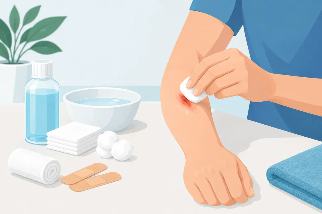 How to Clean Superficial Wounds Safely at Home