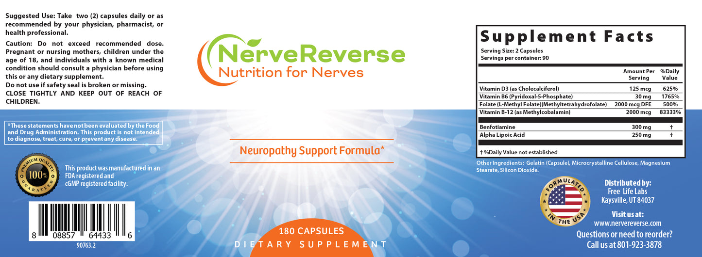 NerveReverse Neuropathy Support Formula