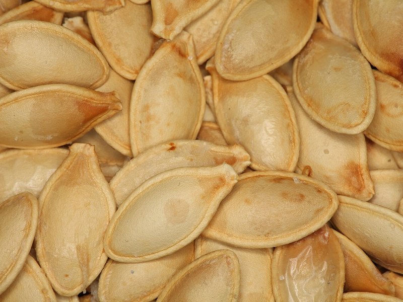 Pumpkin seeds — zinc food source