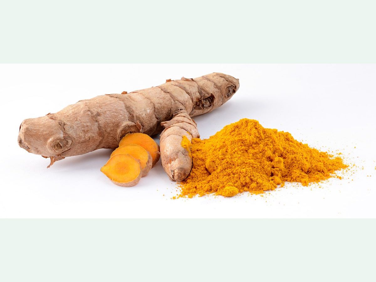 Turmeric root and powder